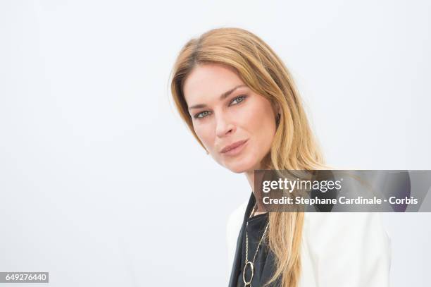 Erin Wasson attends the Chanel show as part of the Paris Fashion Week Womenswear Fall/Winter 2017/2018 on March 7, 2017 in Paris, France.