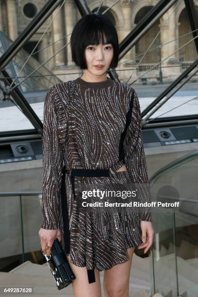 Doona Bae attends the Louis Vuitton show as part of the Paris Fashion Week Womenswear Fall/Winter 2017/2018 on March 7, 2017 in Paris, France.