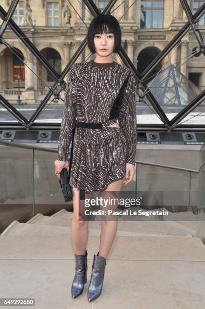 Doona Bae attends the Louis Vuitton show as part of the Paris Fashion Week Womenswear Fall/Winter 2017/2018 on March 7, 2017 in Paris, France.
