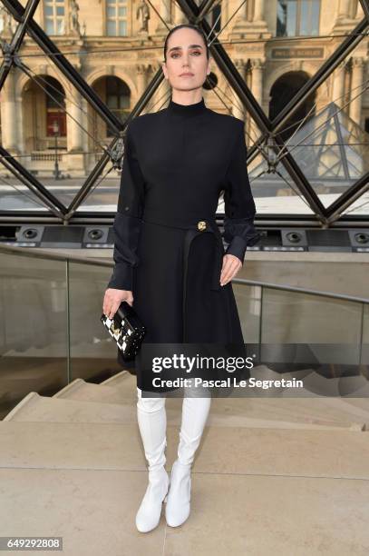 Jennifer Connelly attends the Louis Vuitton show as part of the Paris Fashion Week Womenswear Fall/Winter 2017/2018 on March 7, 2017 in Paris, France.