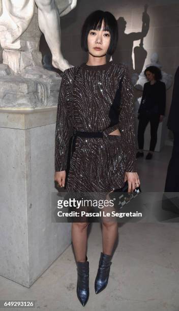 Doona Bae attends the Louis Vuitton show as part of the Paris Fashion Week Womenswear Fall/Winter 2017/2018 on March 7, 2017 in Paris, France.