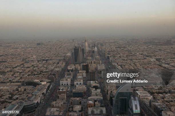 The growing skyline of Riyadh, Saudi Arabia, March 1, 2013. Despite an extremely wealthy sector of society in Saudi Arabia, severe poverty is as much...