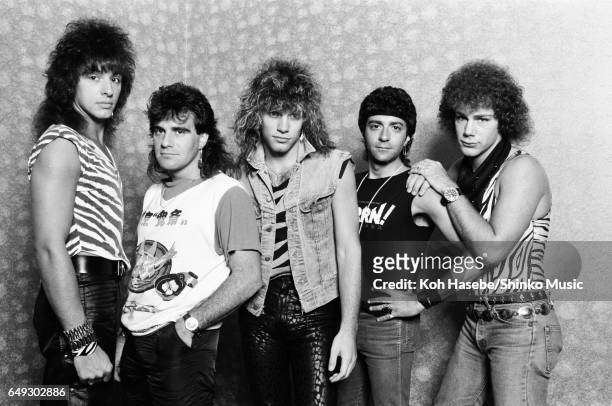 Photographing Bon Jovi in a hotel room, August 1984.