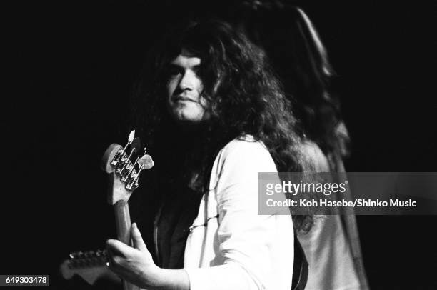 Glenn Hughes playing bass with Deep Purple at Nippon Budokan, December 15th, 1975.