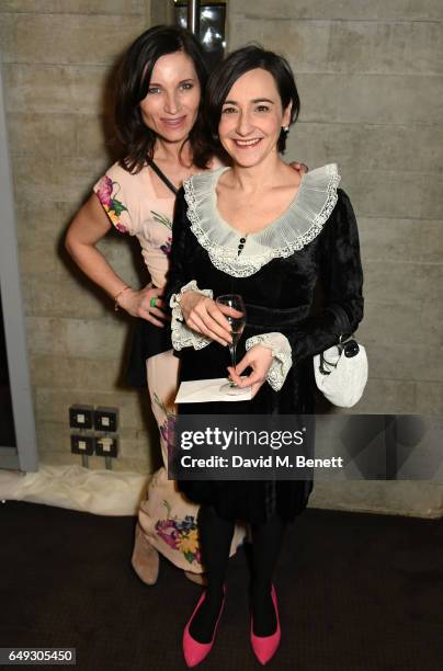 Kate Fleetwood and Pandora Colin attend 'Up Next: The National Theatre's Annual Fundraising Gala" at The National Theatre on March 7, 2017 in London,...