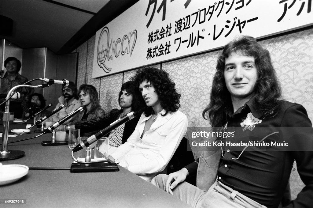 Queen At Press Conference