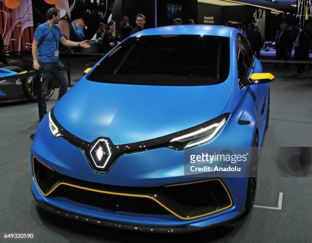 Renault - New Kangoo Z.E. Is on display during the 87th Geneva International Motor Show at Palexpo Exhibition Centre in Geneva, Switzerland on March...