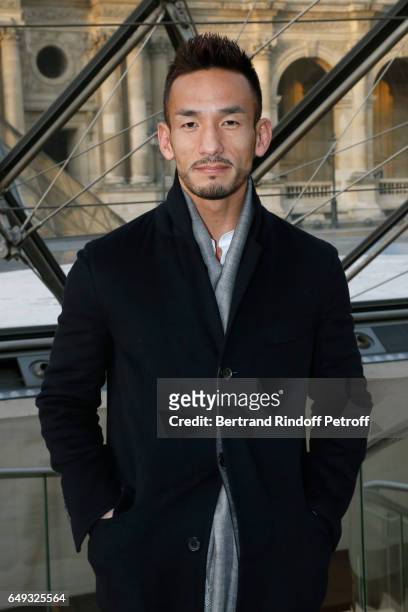 Hidetoshi Nakata attends the Louis Vuitton show as part of the Paris Fashion Week Womenswear Fall/Winter 2017/2018 on March 7, 2017 in Paris, France.