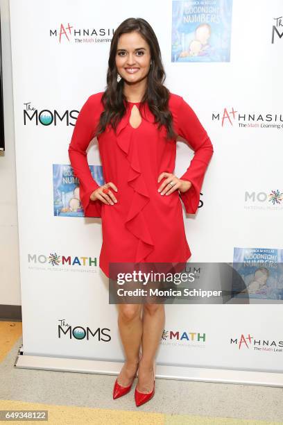 Actress and author Danica McKellar attends the "Goodnight Numbers" Mamarazzi Book Launch with Mathnasium at The National Museum of Mathematics on...