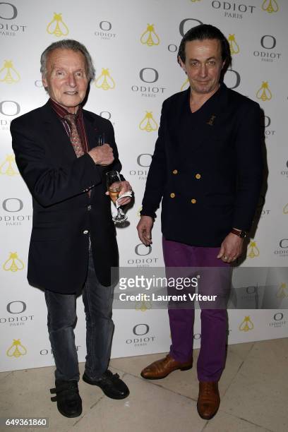 Daniel Alcouffe and Viktor Musi attend "Dessiner L'Or et L'Argent Odiot Orfevre" Exhibition Launch at Musee Des Arts Decoratifs on March 7, 2017 in...
