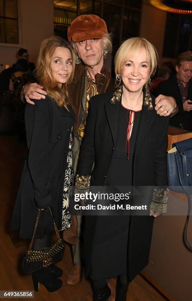 Jeanne Marine, Bob Geldof and Sally Greene attend the press night after party for The Old Vic's production of "Rosencrantz & Guildenstern Are Dead"...