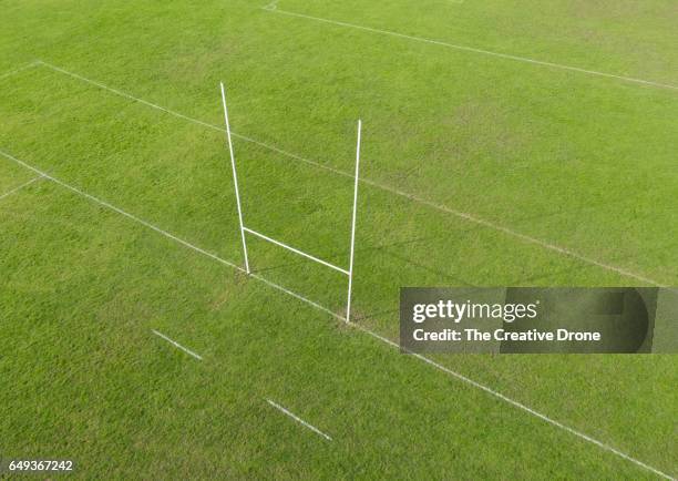 rugby goal - creative pitch stock pictures, royalty-free photos & images