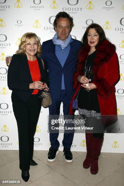 Nicoletta, Jean-Christophe Molinier and guest attend "Dessiner L'Or et L'Argent Odiot Orfevre" Exhibition Launch at Musee Des Arts Decoratifs on...