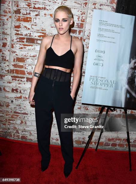 Kristen Stewart arrives at the Premiere Of IFC Films' "Personal Shopper" at The Carondelet House on March 7, 2017 in Los Angeles, California.