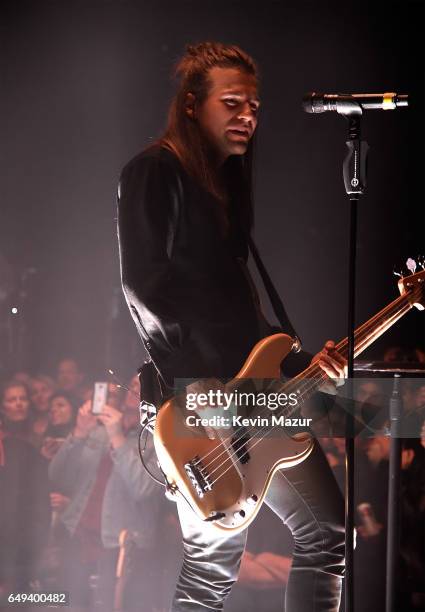 Reid Perry The Band Perry performs onstage during their "Welcome To My Bad Imagination - A Series of Pop-up Shows" at Irving Plaza on March 7, 2017...