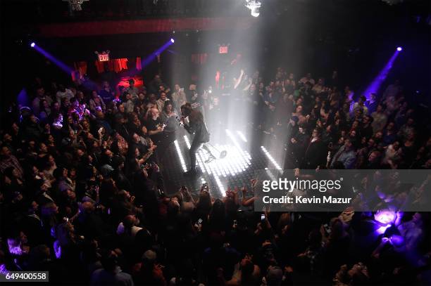 Reid Perry The Band Perry performs onstage during their "Welcome To My Bad Imagination - A Series of Pop-up Shows" at Irving Plaza on March 7, 2017...