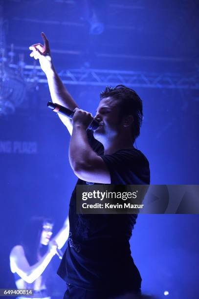 Neil Perry of The Band Perry performs onstage during their "Welcome To My Bad Imagination - A Series of Pop-up Shows" at Irving Plaza on March 7,...