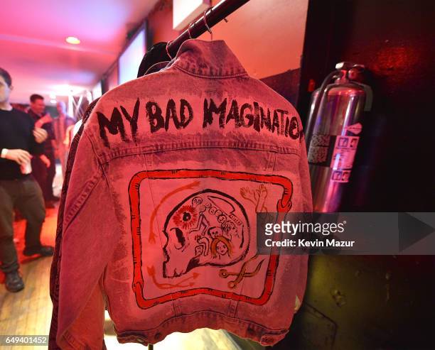 General view of merchandise for sale during The Band Perry's "Welcome To My Bad Imagination - A Series of Pop-up Shows" at Irving Plaza on March 7,...