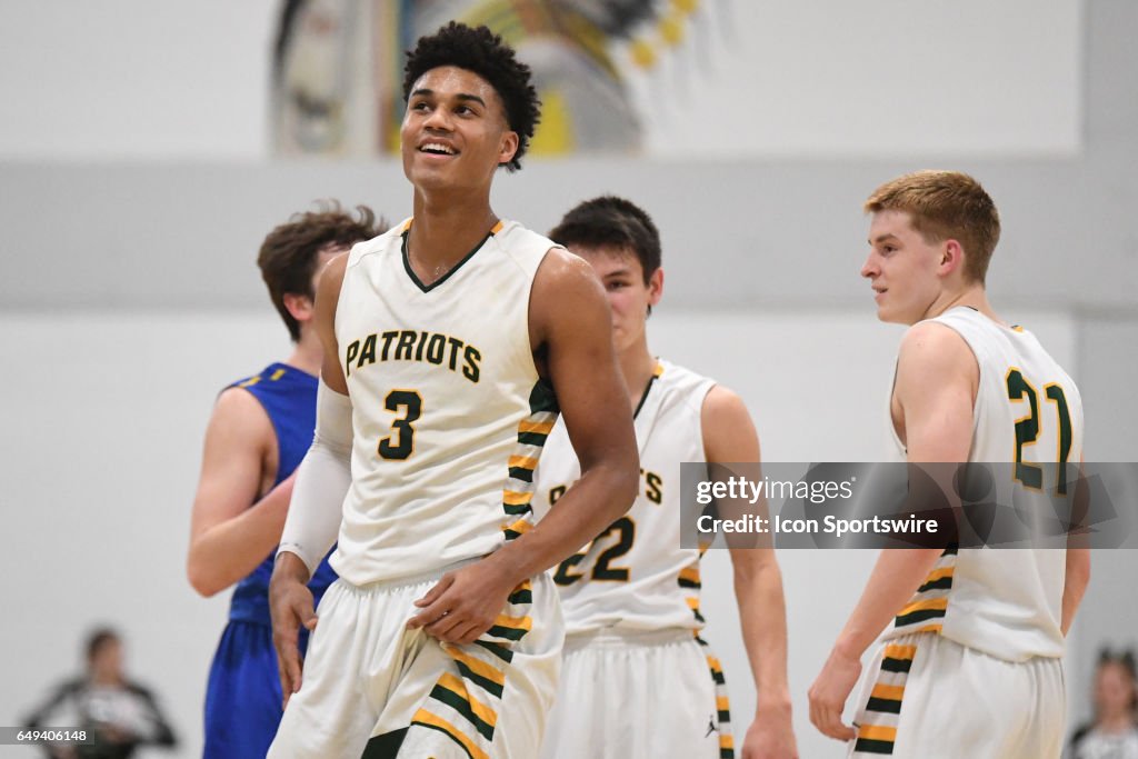 Adlai E. Stevenson High School forward Justin Smith during an IHSA