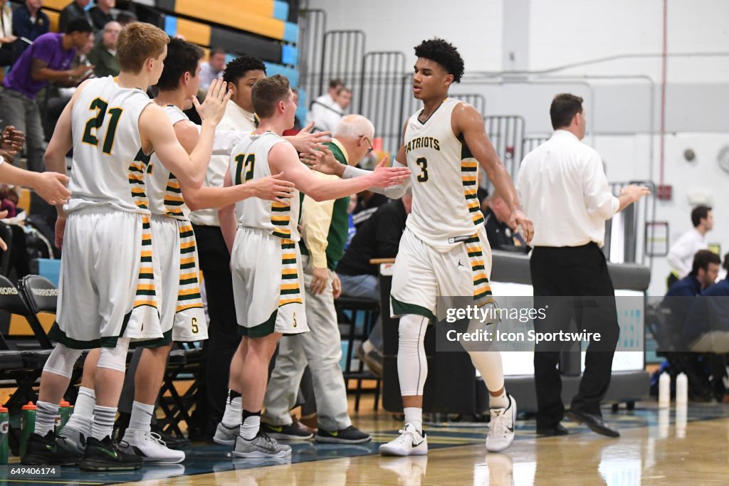 Adlai E. Stevenson High School forward Justin Smith during an IHSA