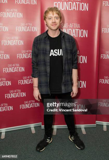 Actor Rupert Grint attends SAG-AFTRA Foundation's Conversations with "Snatch" at SAG-AFTRA Foundation Screening Room on March 7, 2017 in Los Angeles,...