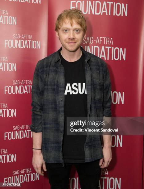 Actor Rupert Grint attends SAG-AFTRA Foundation's Conversations with "Snatch" at SAG-AFTRA Foundation Screening Room on March 7, 2017 in Los Angeles,...