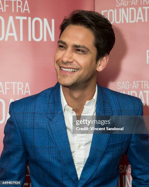 Actor Luke Pasqualino attends SAG-AFTRA Foundation's Conversations with "Snatch" at SAG-AFTRA Foundation Screening Room on March 7, 2017 in Los...