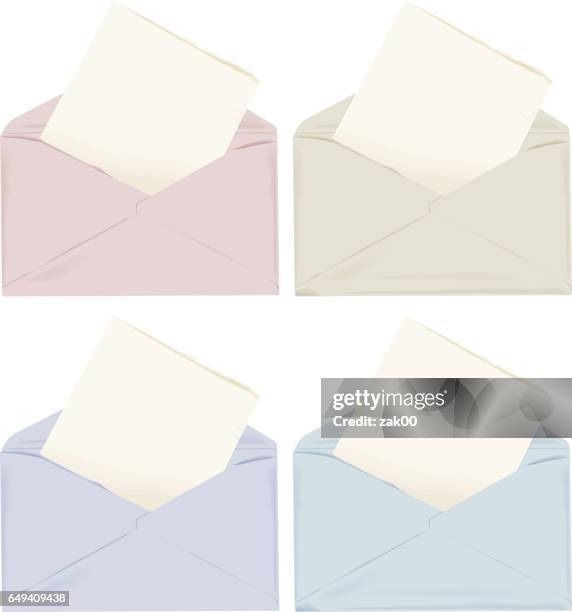 envelope - open envelope stock illustrations