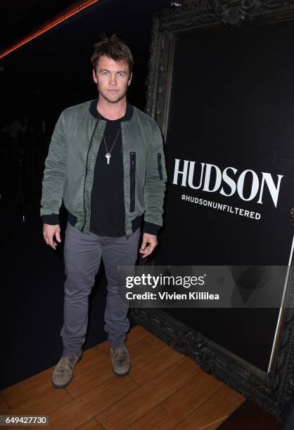 Luke Hemsworth attends a private event hosted by Hudson at Hyde Staples Center for a Red Hot Chili Peppers concert on March 7, 2017 in Los Angeles,...