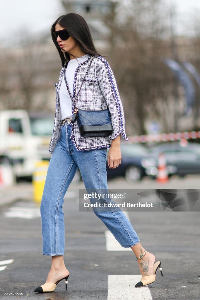 Street Style : Day Eight - Paris Fashion Week Womenswear Fall/Winter 2017/2018