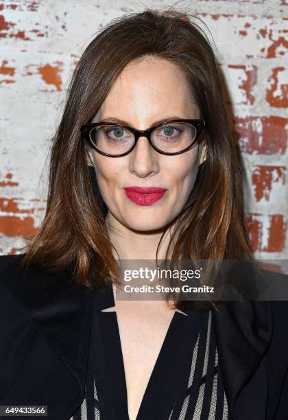 Liz Goldwyn arrives at the Premiere Of IFC Films' "Personal Shopper" at The Carondelet House on March 7, 2017 in Los Angeles, California.