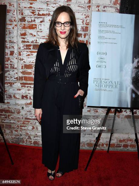 Liz Goldwyn arrives at the Premiere Of IFC Films' "Personal Shopper" at The Carondelet House on March 7, 2017 in Los Angeles, California.