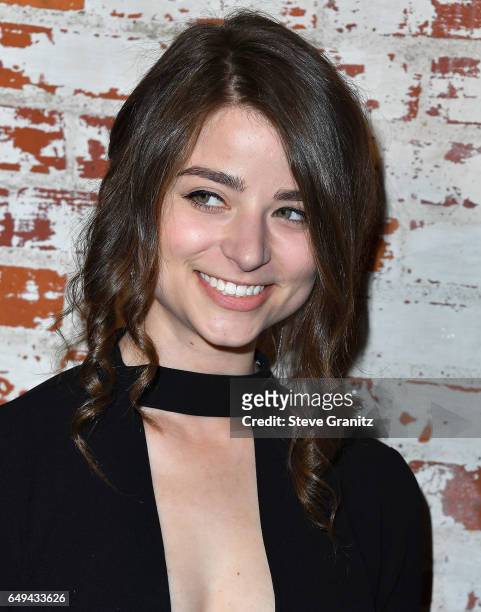 Teresa Decher arrives at the Premiere Of IFC Films' "Personal Shopper" at The Carondelet House on March 7, 2017 in Los Angeles, California.
