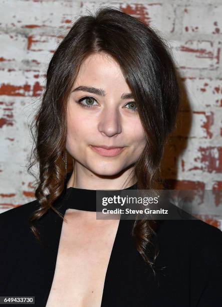 Teresa Decher arrives at the Premiere Of IFC Films' "Personal Shopper" at The Carondelet House on March 7, 2017 in Los Angeles, California.