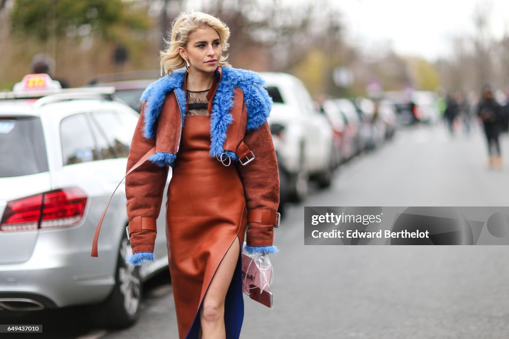 Street Style : Day Eight - Paris Fashion Week Womenswear Fall/Winter 2017/2018