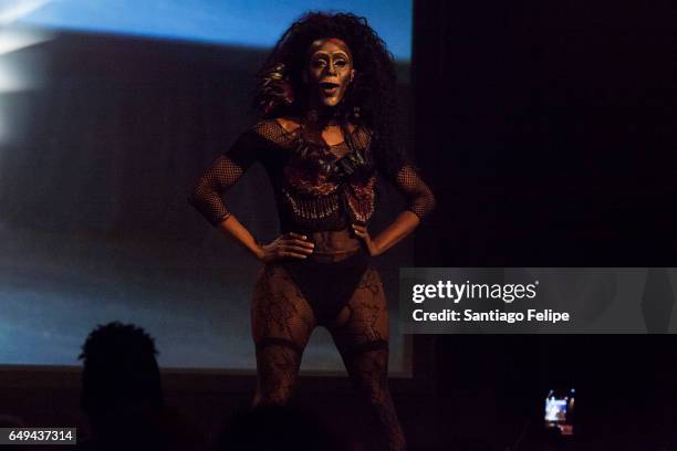 Nina Bo' Nina Brown performs onstage during "RuPaul's Drag Race" Season 9 Premiere Party & Meet The Queens Event at PlayStation Theater on March 7,...