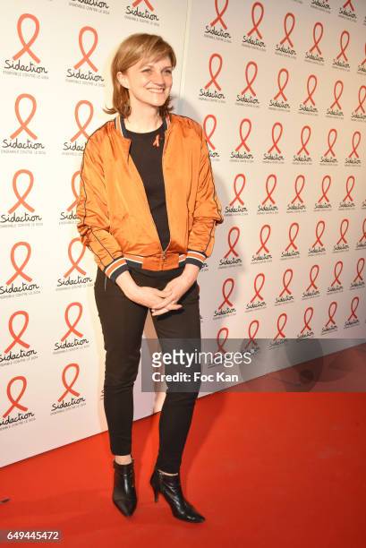 Valerie Maurice attends the Sidaction 2017 Launch Party : Photocall at Musee Branly on March 07, 2017 in Paris, France.