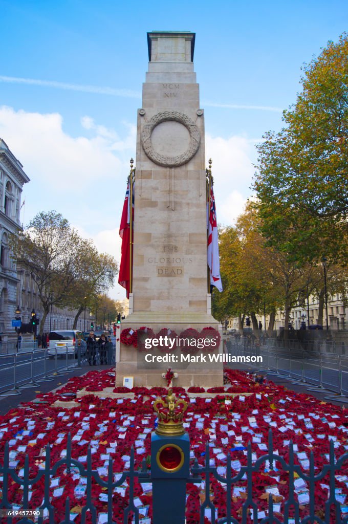 The Cenotaph in London.