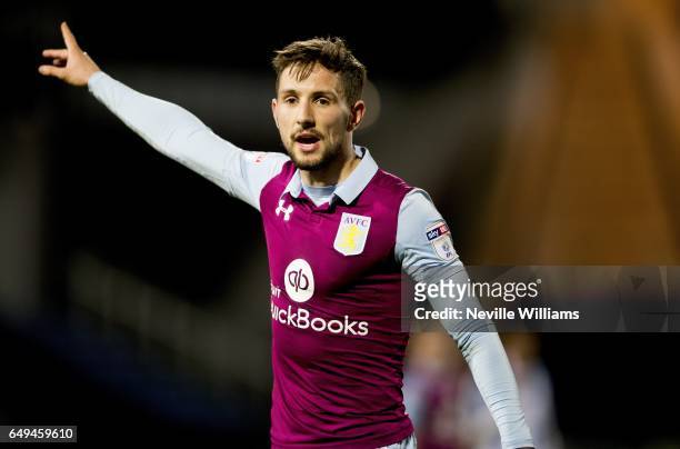 Conor Hourirane of Aston Villa during the Sky Bet Championship match between Huddersfield Town and Aston Villa at the John Smith's Stadium on March...