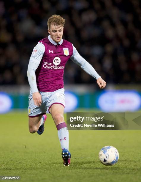 James Bree of Aston Villa during the Sky Bet Championship match between Huddersfield Town and Aston Villa at the John Smith's Stadium on March 07,...