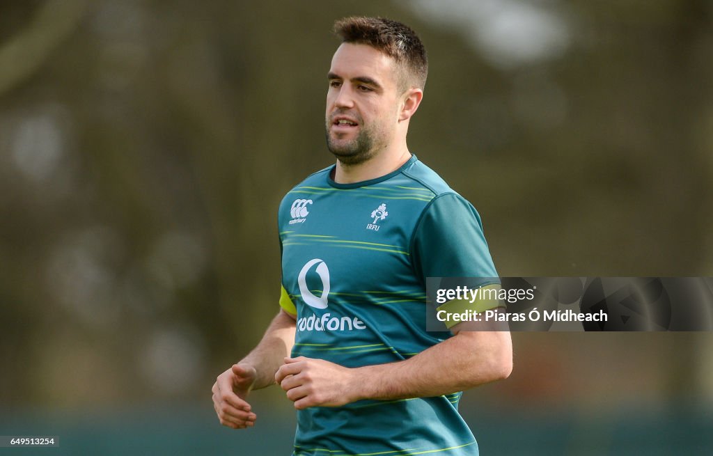 Ireland Rugby Squad Training and Press Conference