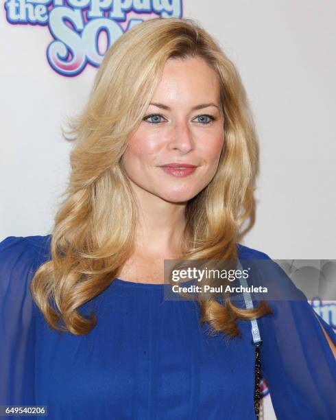 Actress Jessica Morris attends the premiere of "Dropping The Soap" at the Writers Guild Theater on March 7, 2017 in Beverly Hills, California.