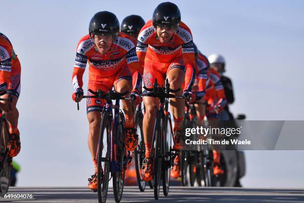 52nd Tirreno-Adriatico 2017 / Stage 1 Team Nippo Vini Fantini / Julian David ARREDONDO / Lido di Camaiore - Lido di Camaiore / TTT / Team Time Trial /