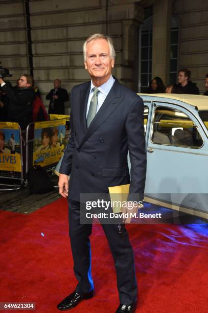 Charles Delevingne attends the World Premiere of "The Time Of Their Lives" at The Curzon Mayfair on March 8, 2017 in London, England.