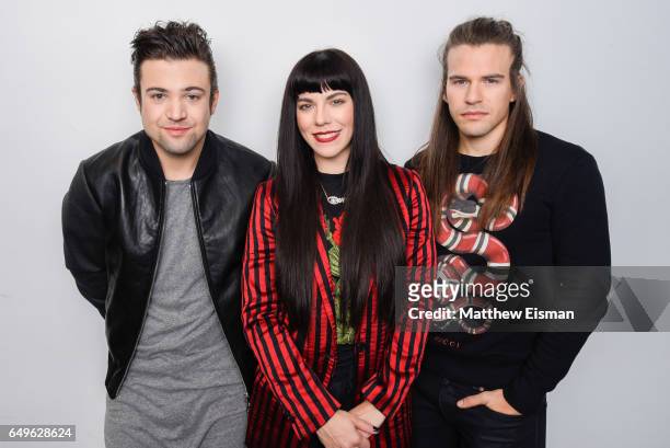 Musicians Neil Perry, Kimberly Perry and Reid Perry of The Band Perry visit at SiriusXM Studios on March 8, 2017 in New York City.