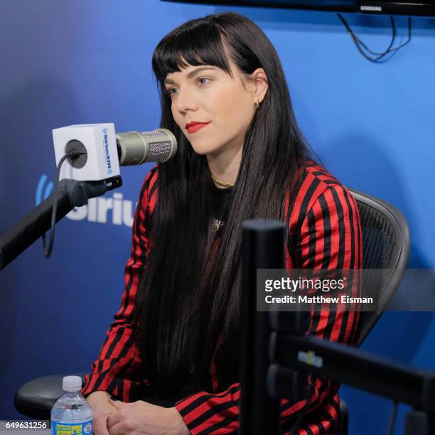 Musician Kimberly Perry of The Band Perry visits at SiriusXM Studios on March 8, 2017 in New York City.