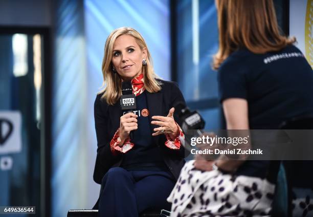 Fashion Designer Tory Burch attends the Build Series to discuss the Embrace Ambition Campaign at Build Studio on March 8, 2017 in New York City.