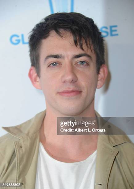 Actor Kevin McHale arrives for the Premiere Of Glass House Distributions' "Dropping The Soap" held at Writers Guild Theater on March 7, 2017 in...