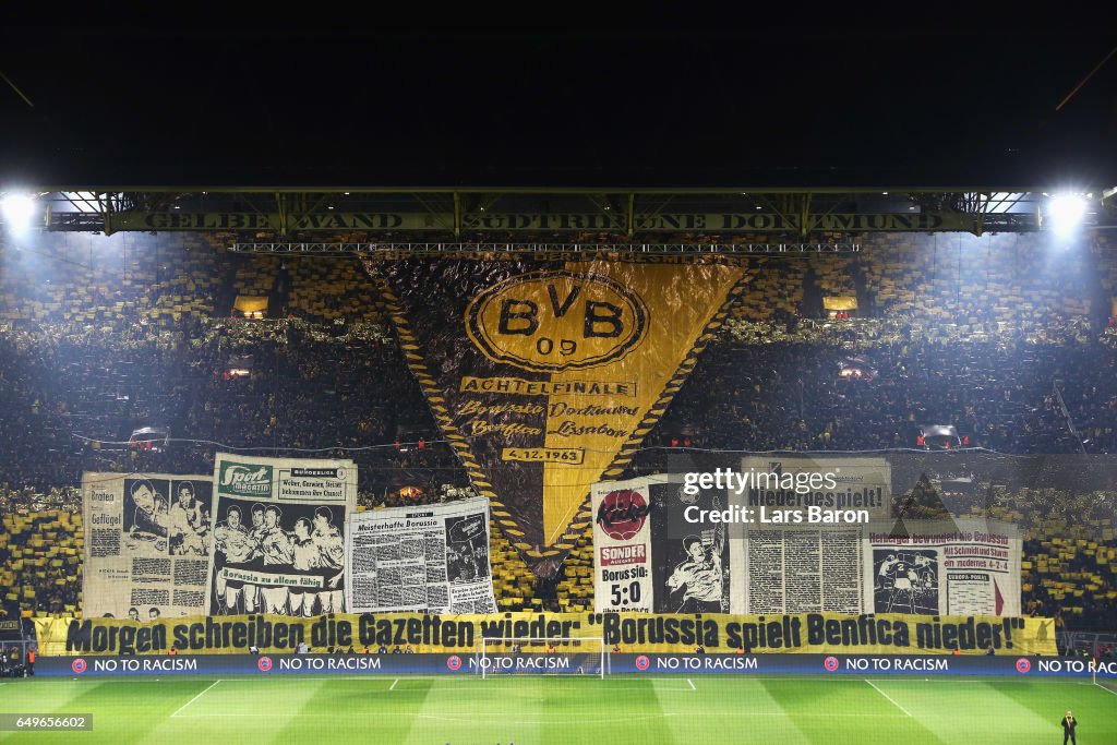 Borussia Dortmund v SL Benfica - UEFA Champions League Round of 16: First Leg