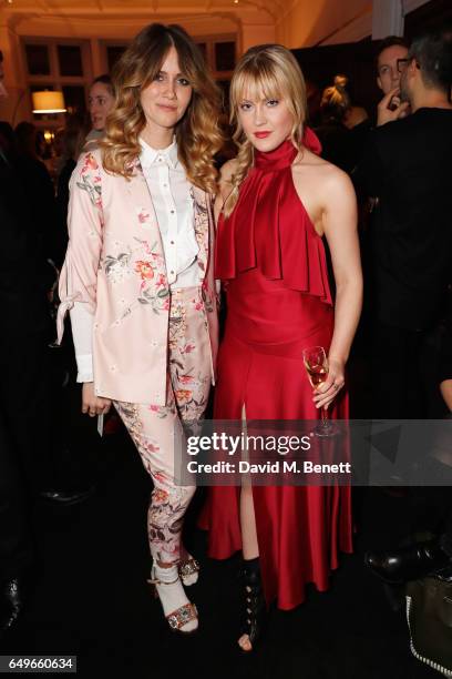 Camilla Kerslake and Whinnie Williams at the launch party of the Womens Space on International Womens Day on March 6, 2017 in London, England.